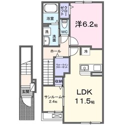 クルーレ．ケイの物件間取画像